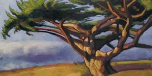 arbre mer nature peinture contemporaine Hélène courtois-redouté artiste peintre paysages