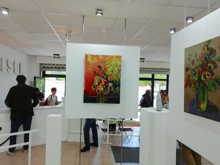 Vernissage à la galerie Wilson à Blois