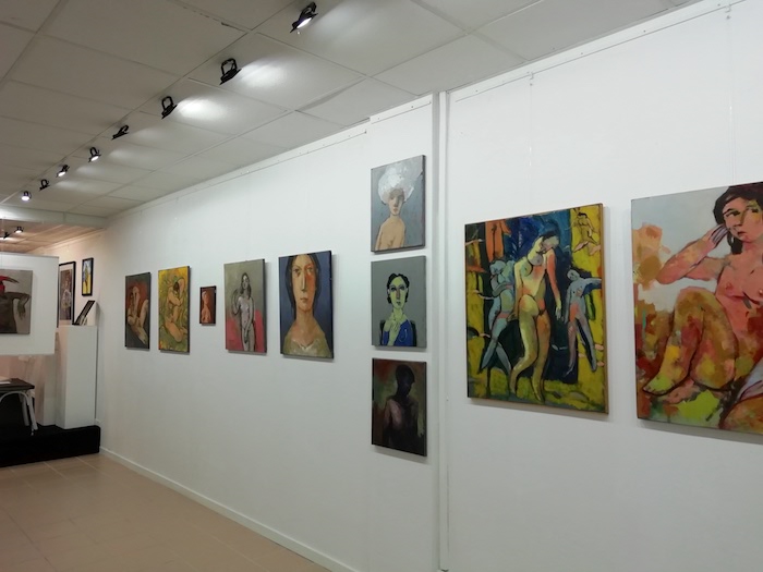 Vernissage à la galerie Wilson à Blois