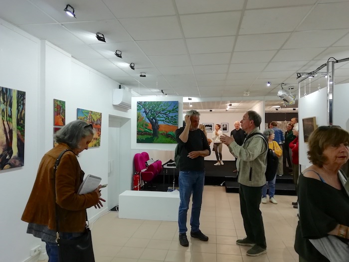 Vernissage à la galerie Wilson à Blois
